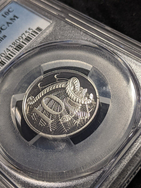2022 Proof Ten Cent 10c Australia PCGS PR70DCAM FDC UNC #2157