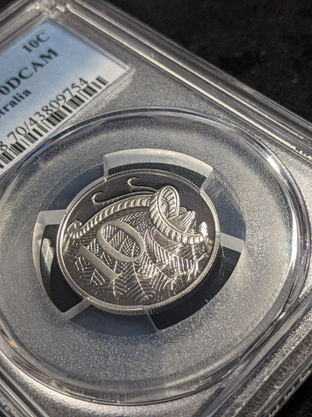 2022 Proof Ten Cent 10c Australia PCGS PR70DCAM FDC UNC #2158