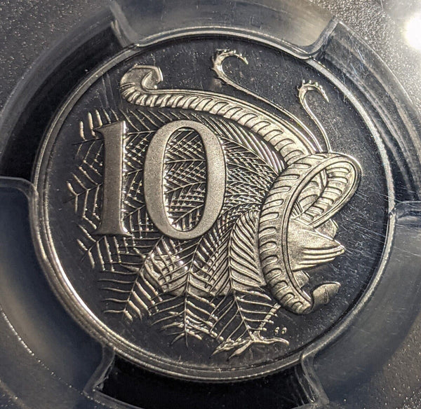 1971 Proof Ten Cent 10c Australia PCGS PR67DCAM FDC UNC #2165
