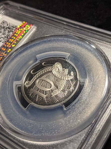 1971 Proof Ten Cent 10c Australia PCGS PR67DCAM FDC UNC #2165
