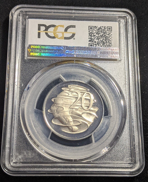 1977 Proof Twenty Cent 20c Australia PCGS PR69DCAM FDC UNC #2168