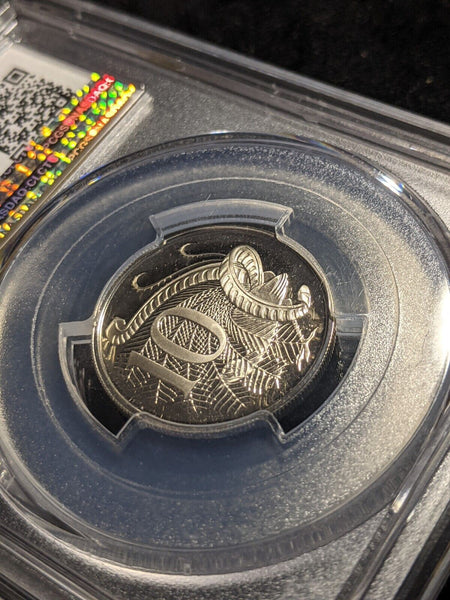 1977 Proof Ten Cent 10c Australia PCGS PR69DCAM FDC UNC #2169