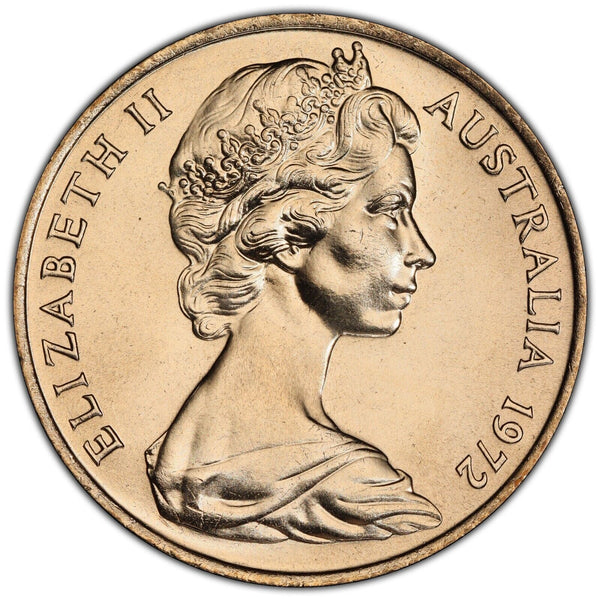 1972 Twenty Cent 20c Australia PCGS MS66 GEM UNC #2173