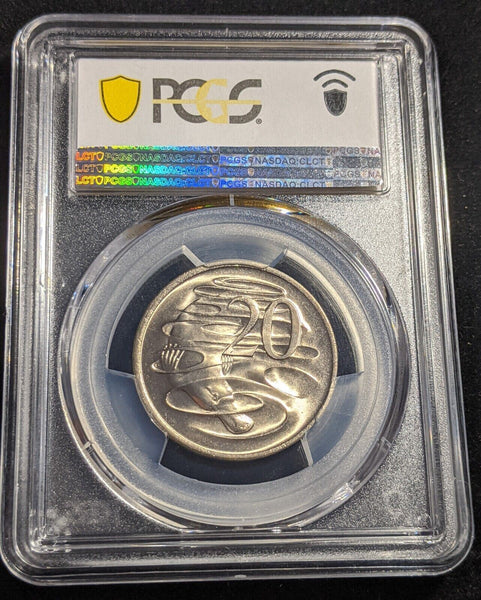 1972 Twenty Cent 20c Australia PCGS MS66 GEM UNC #2173