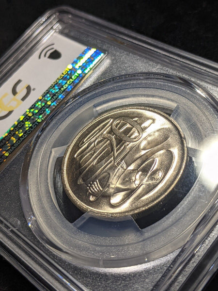 1972 Twenty Cent 20c Australia PCGS MS66 GEM UNC #2173