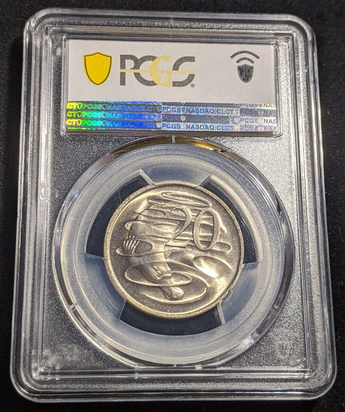 1972 Twenty Cent 20c Australia PCGS MS65 GEM UNC #2172