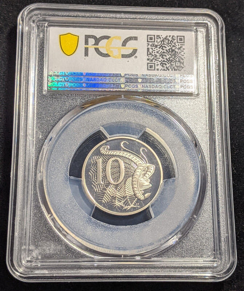 1984 Proof Ten Cent 10c Australia PCGS PR69DCAM FDC UNC #2175