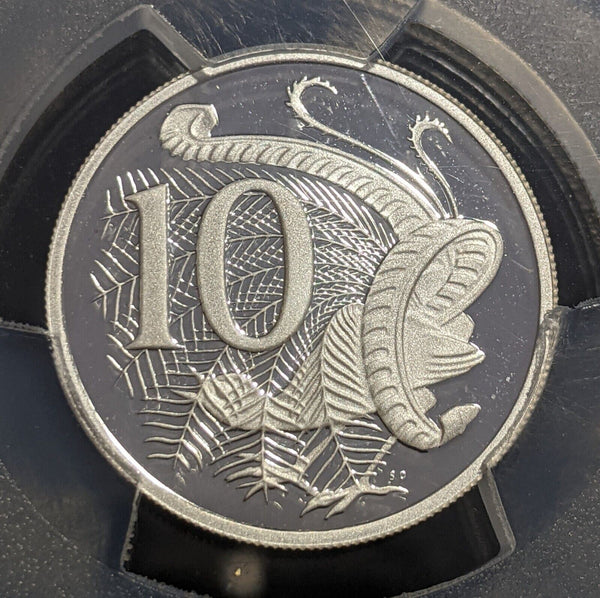 2008 Proof Silver Ten Cent 10c Australia PCGS PR69DCAM FDC UNC #2182