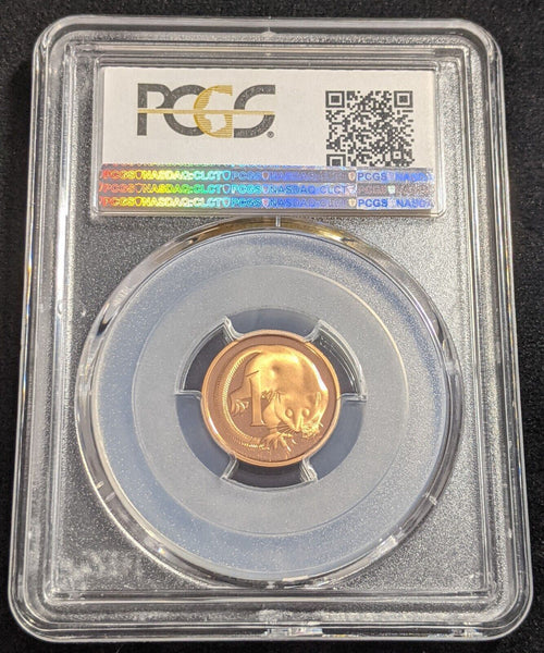 1981 Proof One Cent 1c Australia PCGS PR68DCAM FDC UNC #2197