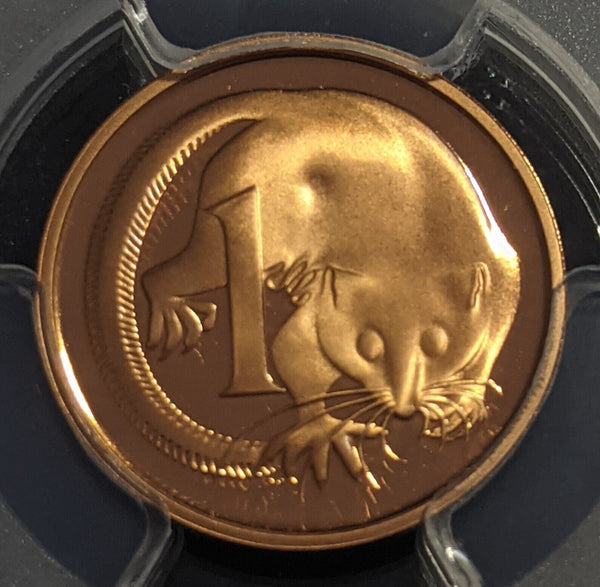 1981 Proof One Cent 1c Australia PCGS PR68DCAM FDC UNC #2197