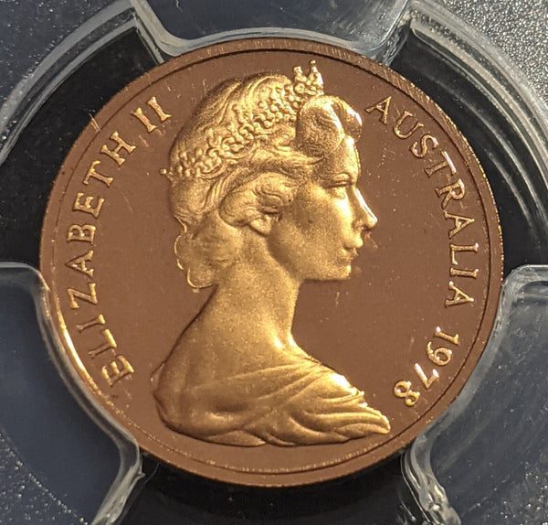 1978 Proof One Cent 1c Australia PCGS PR68DCAM FDC UNC #2196