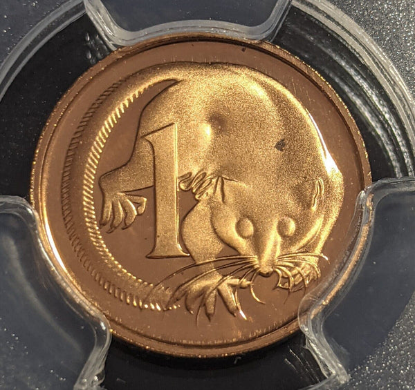 1978 Proof One Cent 1c Australia PCGS PR68DCAM FDC UNC #2196