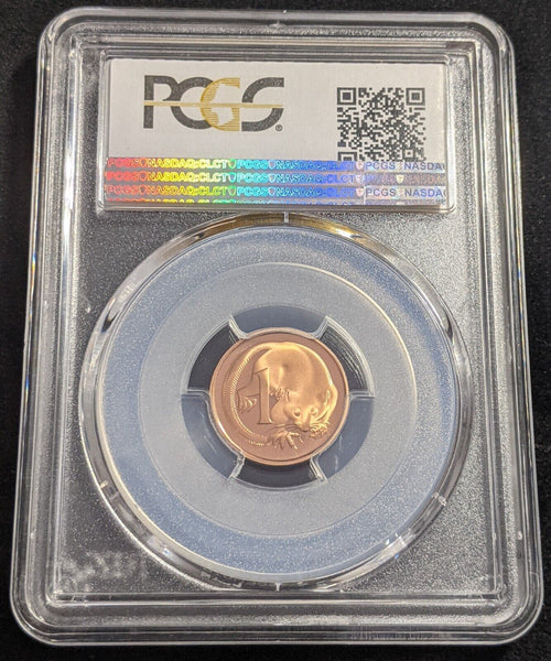 1984 Proof One Cent 1c Australia PCGS PR68DCAM FDC UNC #2195