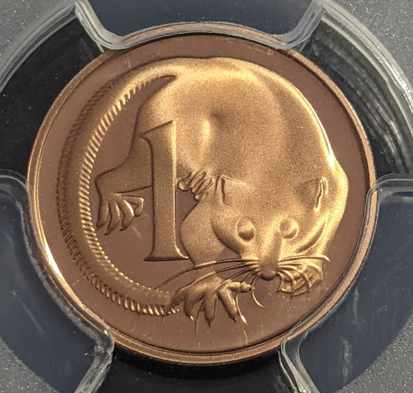 1984 Proof One Cent 1c Australia PCGS PR68DCAM FDC UNC #2195