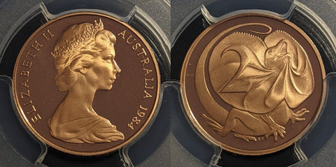 1984 Proof Two Cent 2c Australia PCGS PR68DCAM FDC UNC #2199