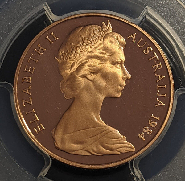 1984 Proof Two Cent 2c Australia PCGS PR68DCAM FDC UNC #2199