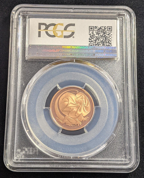 1984 Proof Two Cent 2c Australia PCGS PR68DCAM FDC UNC #2199