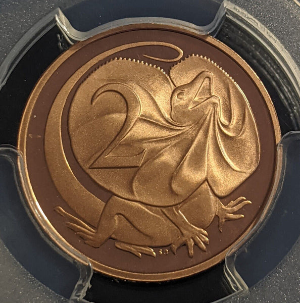 1984 Proof Two Cent 2c Australia PCGS PR68DCAM FDC UNC #2199