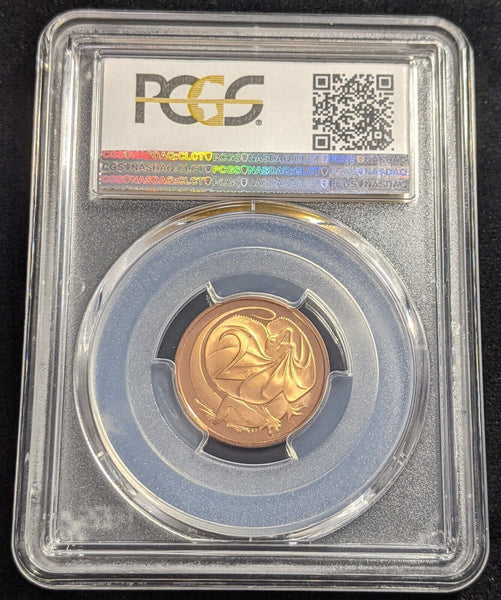 1975 Proof Two Cent 2c Australia PCGS PR68DCAM FDC UNC #2201
