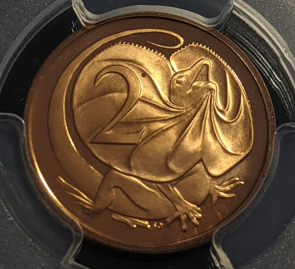 1975 Proof Two Cent 2c Australia PCGS PR68DCAM FDC UNC #2201