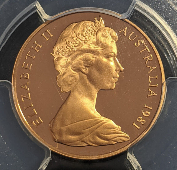 1981 Proof Two Cent 2c Australia PCGS PR68DCAM FDC UNC #2202