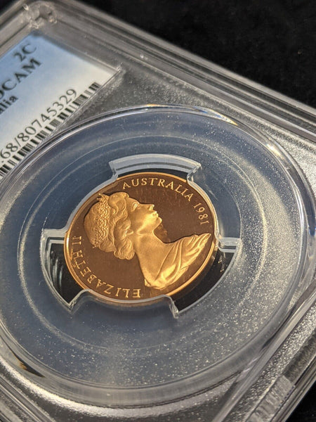1981 Proof Two Cent 2c Australia PCGS PR68DCAM FDC UNC #2202