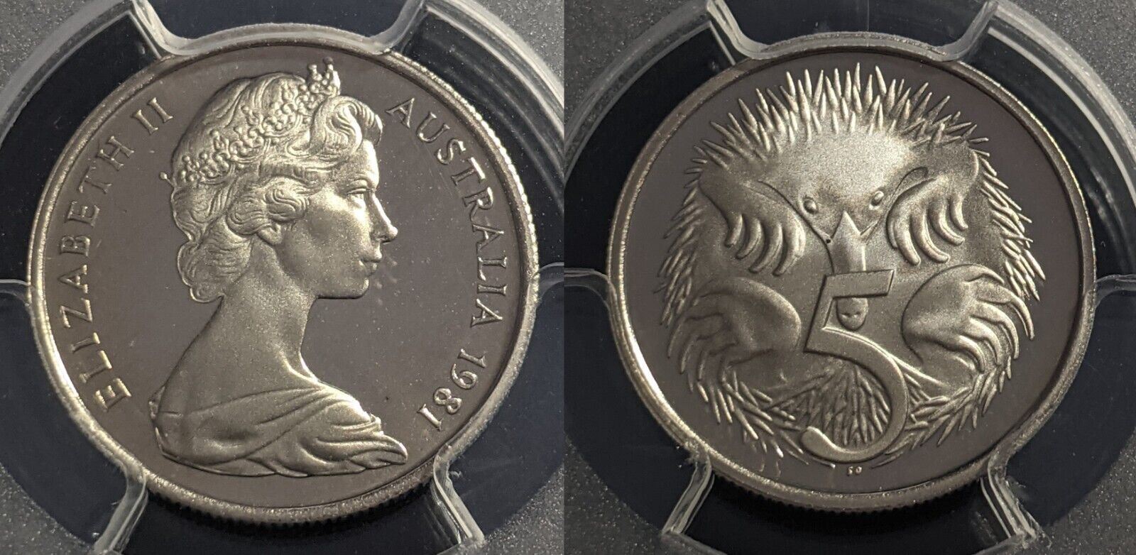 1981 Proof Five Cent 5c Australia PCGS PR68DCAM FDC UNC #2205