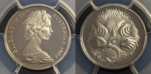 1984 Proof Five Cent 5c Australia PCGS PR68DCAM FDC UNC #2204