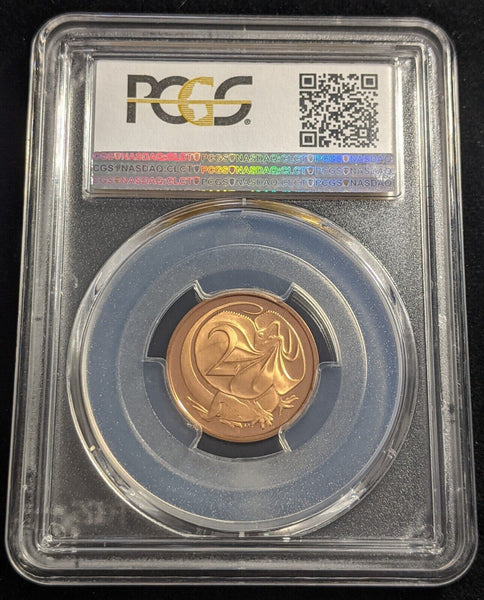 1977 Proof Two Cent 2c Australia PCGS PR68DCAM FDC UNC #2200