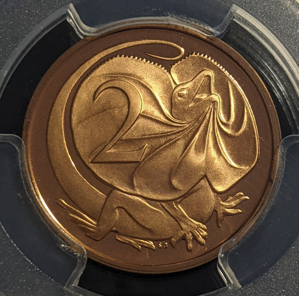 1977 Proof Two Cent 2c Australia PCGS PR68DCAM FDC UNC #2200