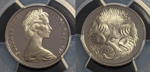 1975 Proof Five Cent 5c Australia PCGS PR69DCAM FDC UNC #2213