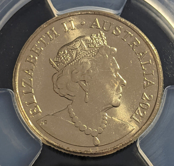 2021 One Dollar $1 Australia Original Wiggles Band PCGS MS66 GEM UNC #2216