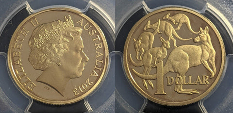 2013 Proof One Dollar $1 Australia PCGS PR69DCAM FDC UNC #2219