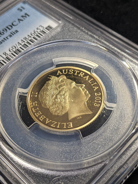 2013 Proof One Dollar $1 Australia PCGS PR69DCAM FDC UNC #2219