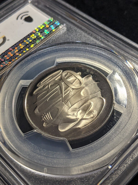 1975 Proof Twenty Cent 20c Australia PCGS PR68DCAM FDC UNC #2220