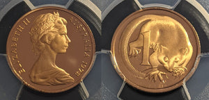 1978 Proof One Cent 1c Australia PCGS PR69DCAM FDC UNC #2229