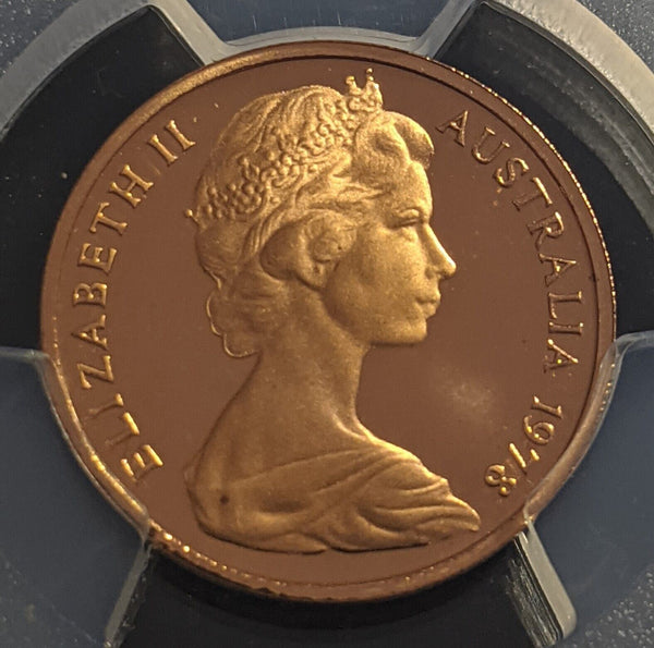1978 Proof One Cent 1c Australia PCGS PR69DCAM FDC UNC #2229