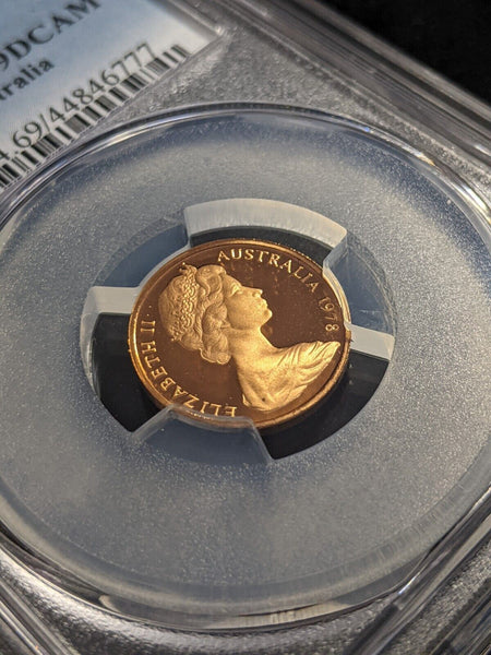 1978 Proof One Cent 1c Australia PCGS PR69DCAM FDC UNC #2229