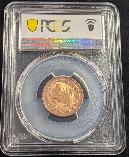 1977 Proof Two Cent 2c Australia PCGS PR69DCAM FDC UNC #2228