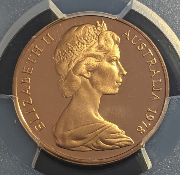 1978 Proof Two Cent 2c Australia PCGS PR69DCAM FDC UNC #2231