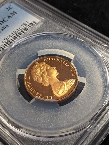 1978 Proof Two Cent 2c Australia PCGS PR69DCAM FDC UNC #2231