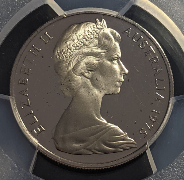 1975 Proof Ten Cent 10c Australia PCGS PR68DCAM FDC UNC #2214