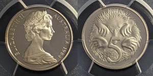 1984 Proof Five Cent 5c Australia PCGS PR68DCAM FDC UNC #2233