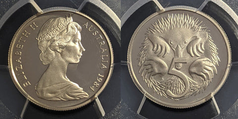 1984 Proof Five Cent 5c Australia PCGS PR68DCAM FDC UNC #2233