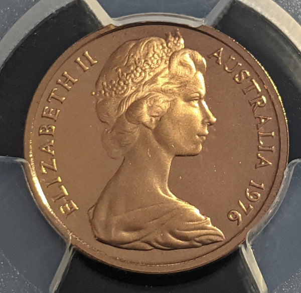 1976 Proof One Cent 1c Australia PCGS PR68DCAM FDC UNC #2234