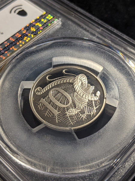 1984 Proof Ten Cent 10c Australia PCGS PR68DCAM FDC UNC #2232
