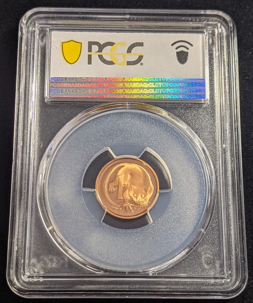 1980 Proof One Cent 1c Australia PCGS PR69DCAM FDC UNC #2235