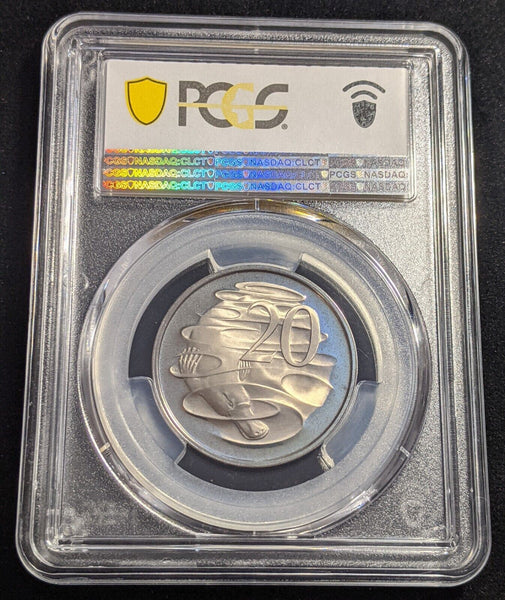 1977 Proof Twenty Cent 20c Australia PCGS PR68DCAM FDC UNC #2241