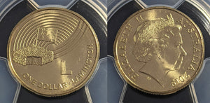 2019 One Dollar $1 Australia L-Lamington Great Aussie Coin Hunt PCGS MS64 GEM