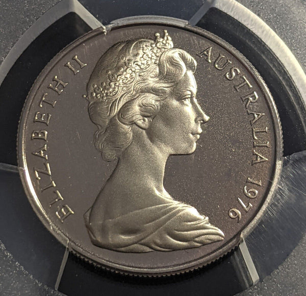 1976 Proof Ten Cent 10c Australia PCGS PR68DCAM FDC UNC #2246